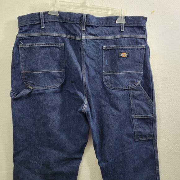 Dickies Men' Blue Carpenter Utility Jeans Size 40" x 32" x 12"  22125-1067 - Picture 7 of 8